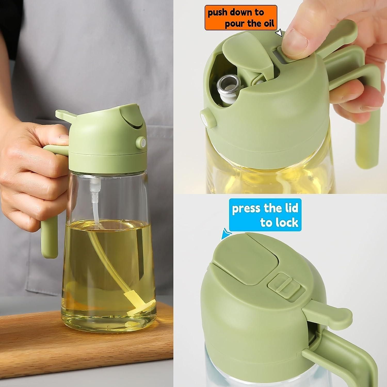 2-in-1 Oil Dispenser & Sprayer Bottle - ZexaKart